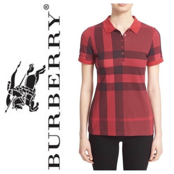 Authentic Burberry Exploded Check Print Polo Shirt - Picture 3 of 8
